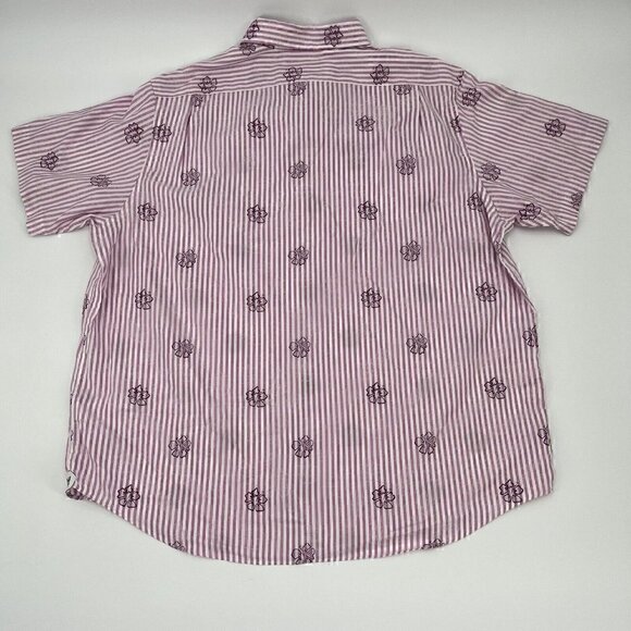 NEW Cremieux Classics Men's 2XL XXL Shirt Striped Floral Pattern Rapture Rose - Picture 6 of 11